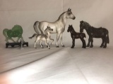 (6) Equine Figurines