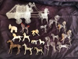 (18) Assorted Glass & Ceramic Horse Figurines
