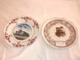 (2) Souvenir Plates