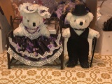 (2) Guy & Gall Vintage Teddy Bears