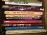 Assorted Needlepoint and Craft Books and Craft Magazines Needlepoint Hardcover Books Approx. 31.