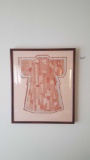 Framed Needlepoint Kimono 22in by 26in