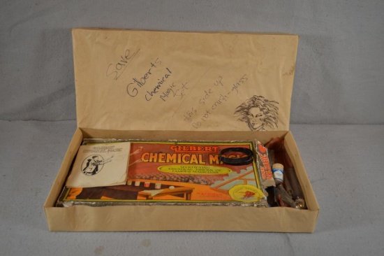 Gilbert Chemical Magic Box Set w/ Original Box & Extra Vials