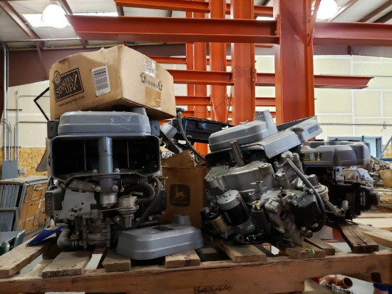 Pallet of Kawasaki DD440V & FD620D Liquid Cooled Twin Cycle Engines