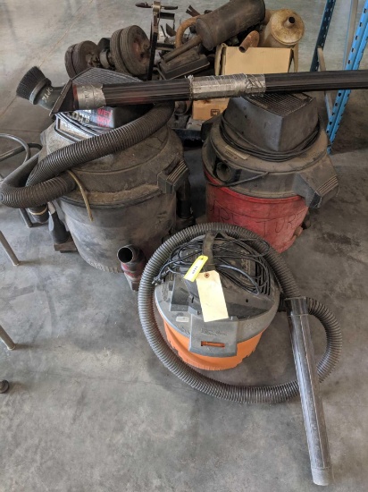 (3) Shop-Vacs - Unknown Condition