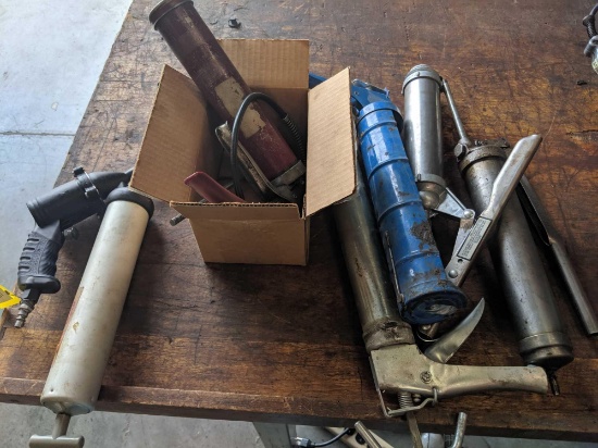 (6) Assorted Grease Guns