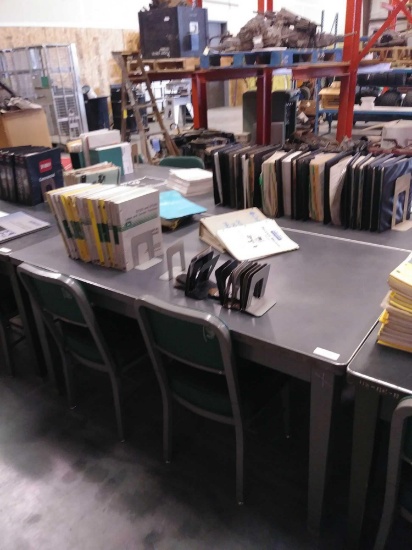34"W x 5'L Metal Work Table