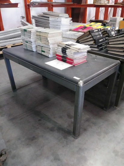 30"W x 5'L Metal Work Table