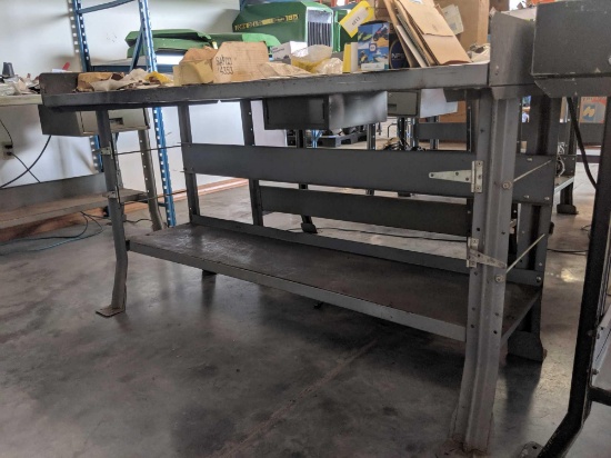 5'W x 30"D x 36-1/2"H Metal Work Drawer