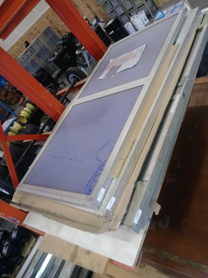 3'W x 6'L Mayor 2-Door Metal & Glass Wall Mounted Display Case