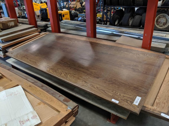 42"W x 8'L Wooden Conference Table - Missing Legs
