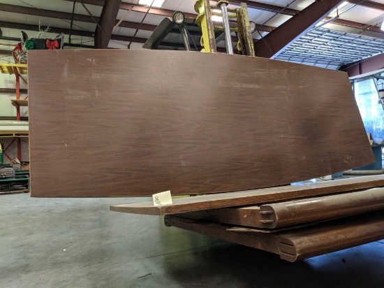 Approx. 52"W x 10'L Wooden Conference Table - Missing Feet