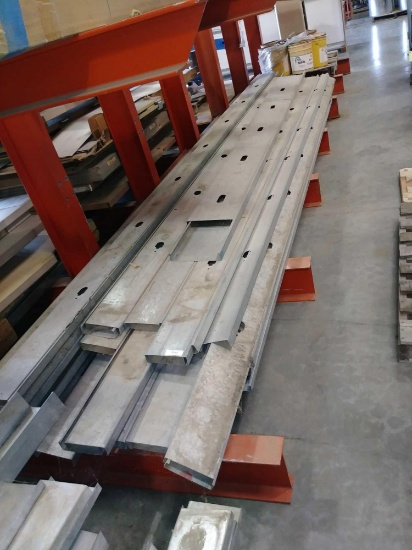 Pallet of Slotted Galvanized Studs