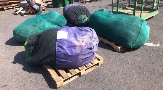 (4) Bags of Medium Weight Vineyard Netting.