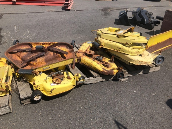 Assortment of John Deere 44" Mower Decks
