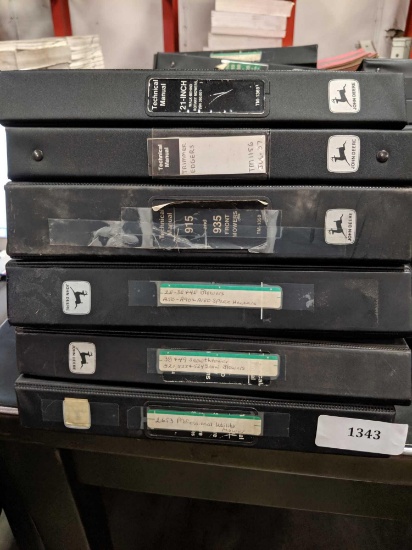 (6) Binders of John Deere Technical Manuals