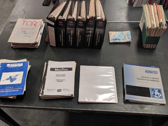 (6) Toro Technical Manuals