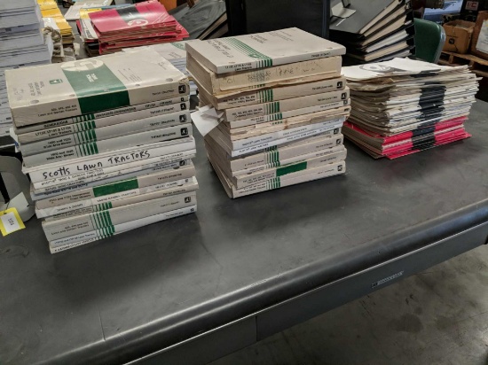 Large Assortment of John Deere Technical Manuals & Operator's Manuals