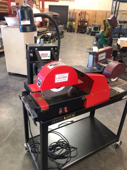 Oregon Rotary Blade Grinder w/ Mulching Blade Adapter & Dust Collector
