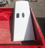 White Ford Super Duty Tailgate