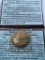 Lot of 2 Washington State Centennial registered medals for Agenbroad and Jones