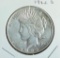 1922 D Silver Peace Dollar