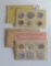 Lot of 2 1961 Philadelphia Mint Set flat pack