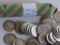 1964 Silver Roosevelt Dimes roll of 50