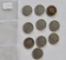 Lot of 10 assorted Liberty Head Nickels