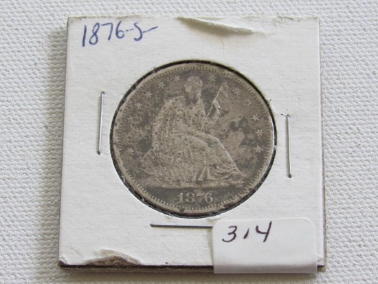 1876 Liberty Seated Half Dollar