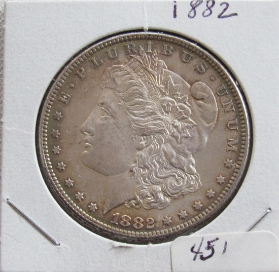 1882 Morgan Silver Dollar