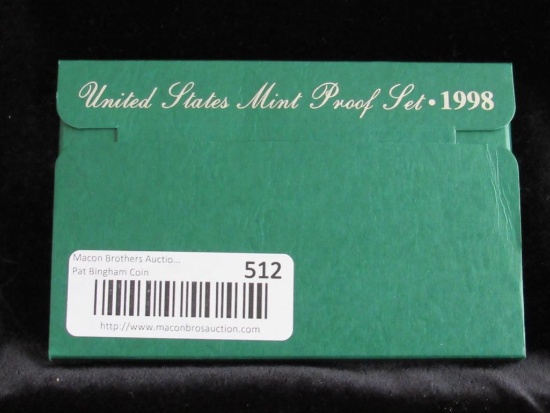 United States Mint Proof Set 1998