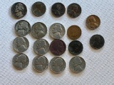 Mixed lot of Cents and Nickels including Indian Head