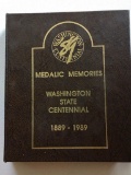 Complete set of 61 Washington State Centennial Collector Set of Medals (in nickel silver and bronze)
