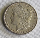 1894 O Morgan Silver Dollar