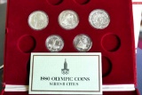 Partial set 1980 Russian Olympic Coins-Series II Citius