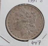 1881 O Morgan Silver Dollar