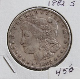 1882 S Morgan Silver Dollar