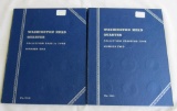 Whitman Coin Folders Washington Silver Quarters (missing 1932D only), including 32 S, 36D, 37, 42D