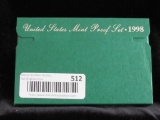 United States Mint Proof Set 1998