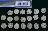 Lot of 20 Standing Liberty Quarters 1925-1930