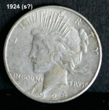 1924 (S?) Peace Silver Dollar