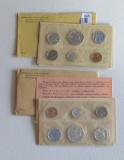 Lot of 2 1961 Philadelphia Mint Set flat pack