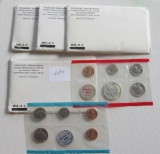 Lot of 4 1969 P-D Uncirculated Mint Sets