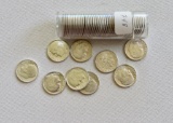 Roll of Silver Roosevelt Dimes