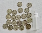 Lot of 21 assorted Mercury Dimes