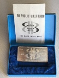 1869-1969 Three Ounce Bar of Silver commerating Baker Boyer Bank