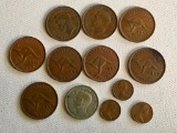 Lotof 12 assorted coins from Australia