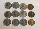 Lot of 12 President Tokens