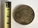 1907 Walking Liberty $20 Paperwieght Medalian